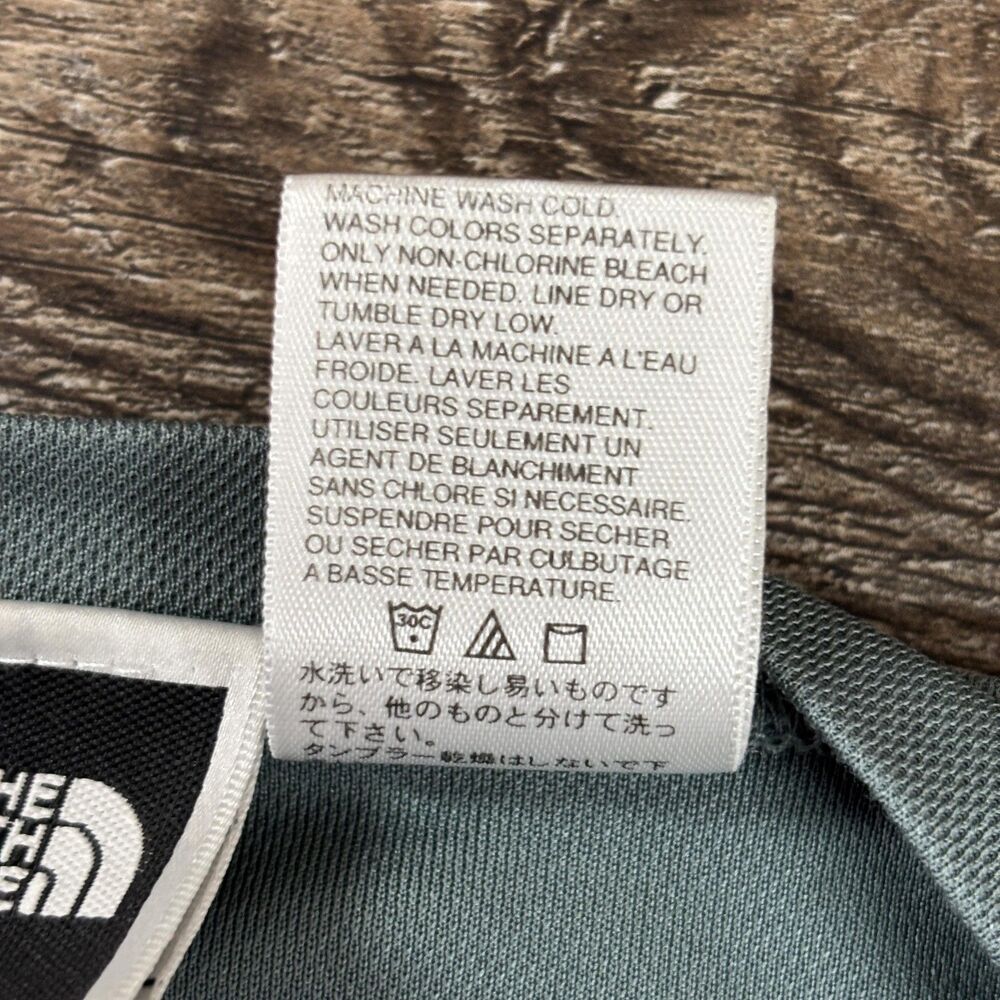The North Face Shirt Men's Large Green Performance Hiking Running Made in USA - Picture 7 of 7